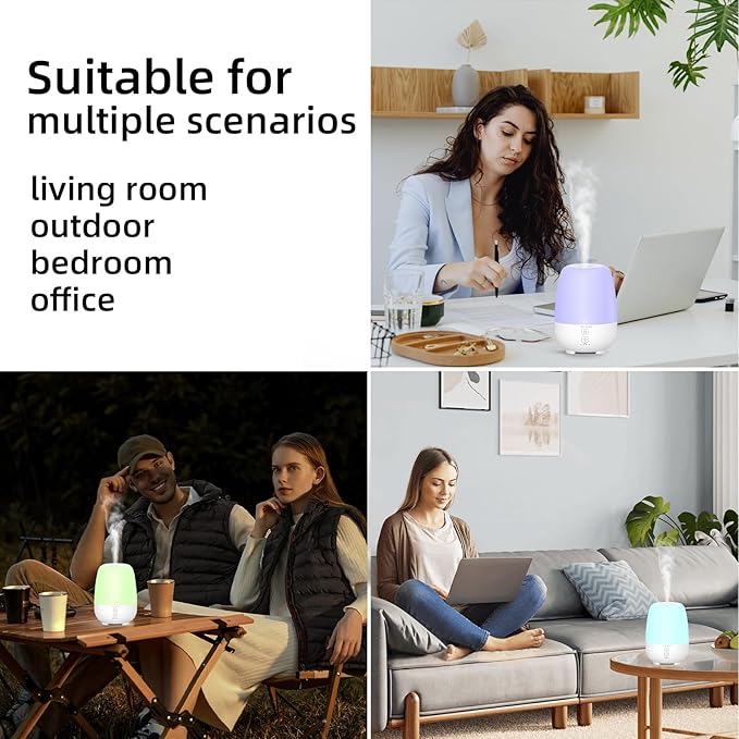 Difusor de Aromas SPLITSKY 150ML Portátil con Batería Recargable miniatura 9