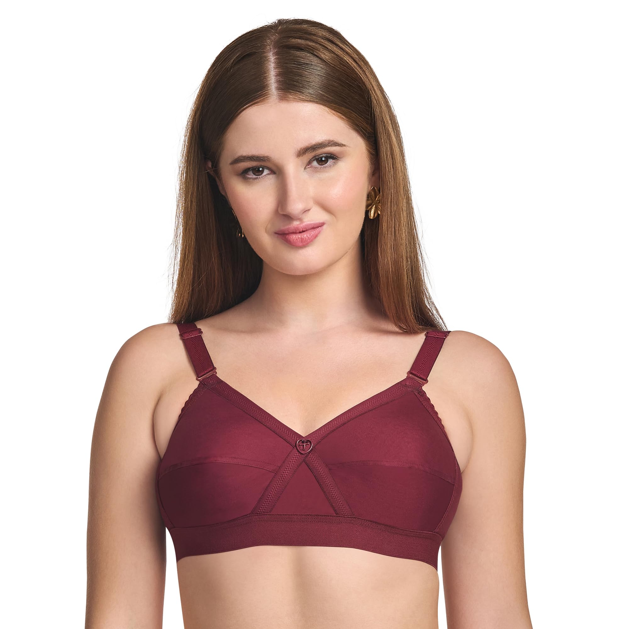 trylo Women's Cotton Wire Free Casual Full-Coverage Bra-picture-20