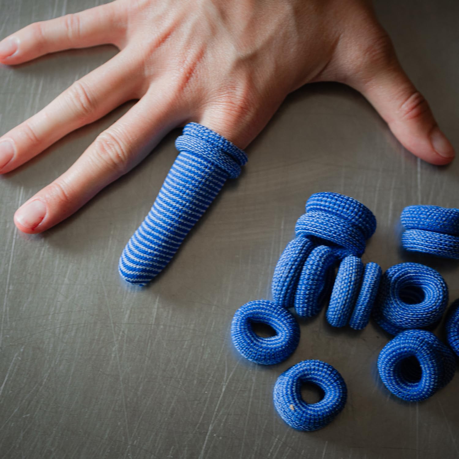 Cerotto Detectaplast per dito medio, benda blu per dito per l’uso nel settore della ristorazione, protezione per dito in caso di lesioni, resistente allo sporco, 30 pezzi