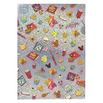 Amazon | ディズニー キラキラ シルバー パークフード柄 クリア