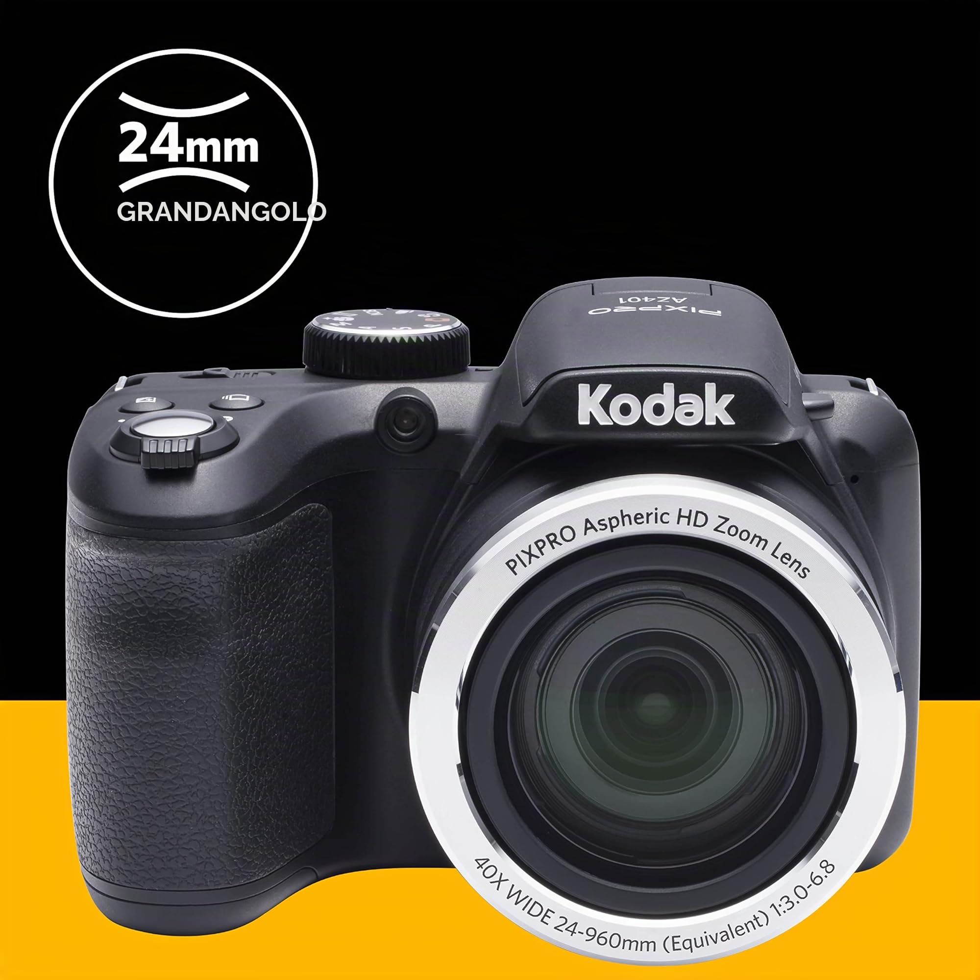 KODAK Astro Zoom AZ401 Fotocamera Bridge 16,15 MP 1/2.3" CCD 4608 x 3456 Pixel Nero