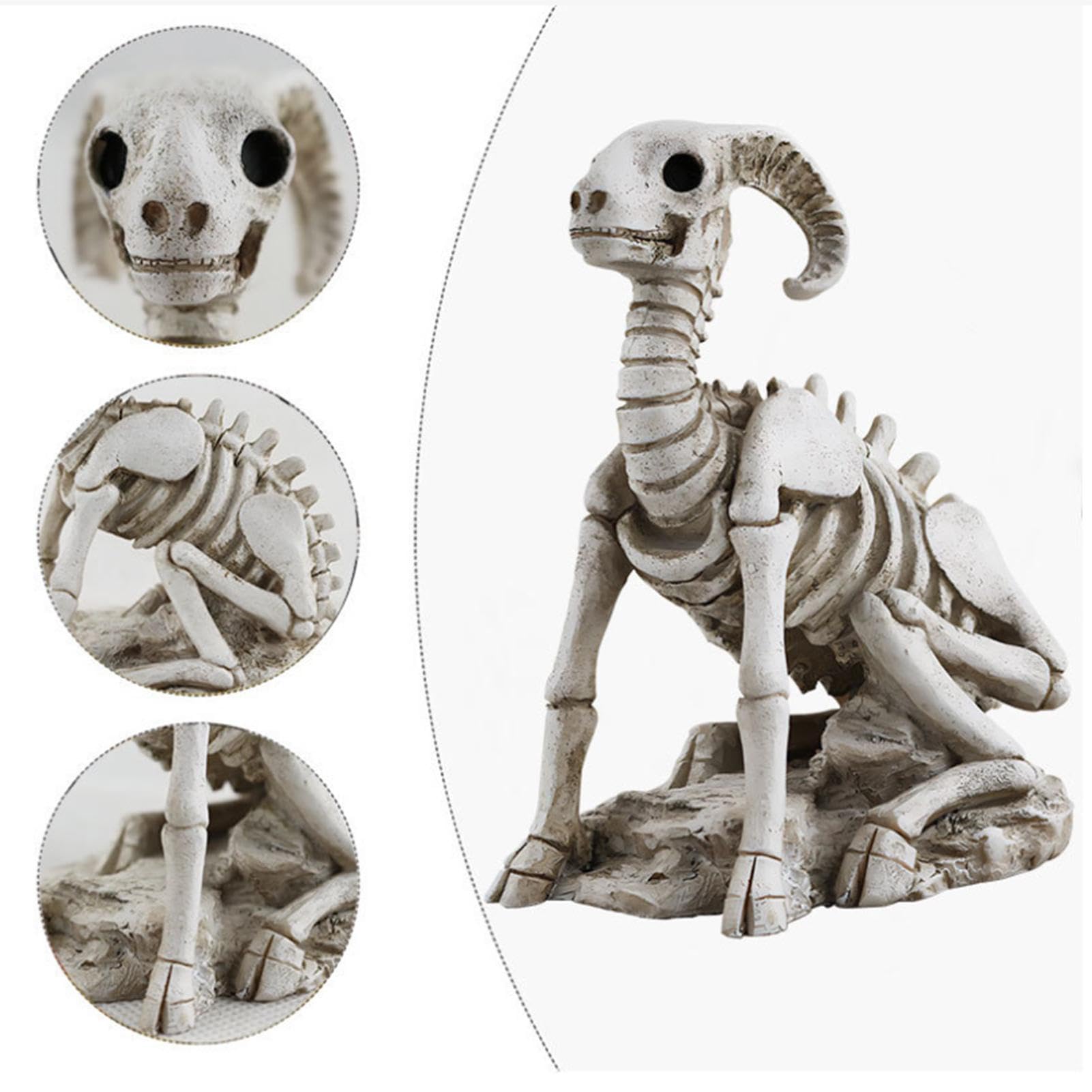 Amazon.co.jp: Joiozcon 動物の骨格モデル、ハロウィーンのヤギの骨格