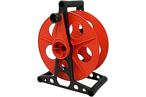 Green Leaf WW3D Wonder Extension Cord Winder w/ 125' Capacity in Gray