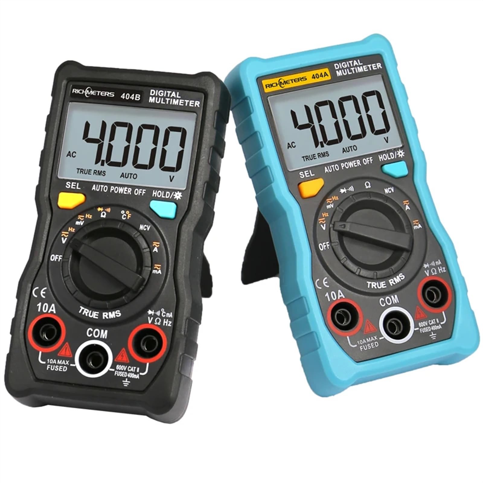 Automatyczny multimetr cyfrowy NCV 4000 zliczeń Tester napięcia AC/DC(403B)