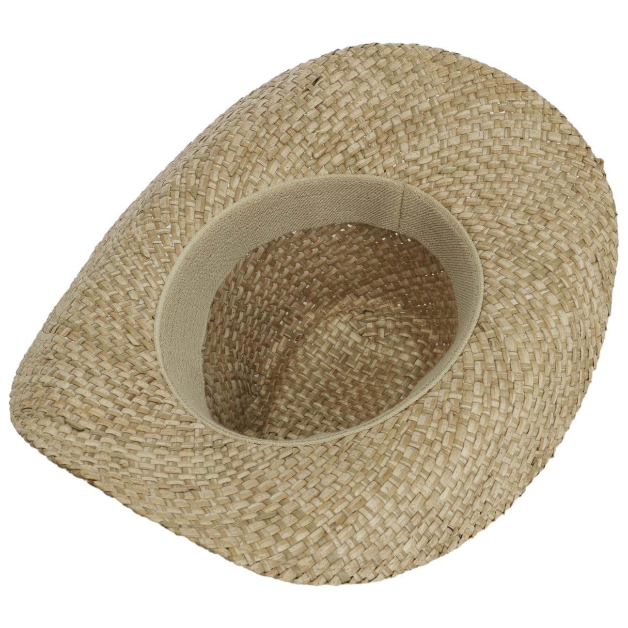 LIPODO Palmhurst Cappello da Cowboy Western Paglia Fascia in Similpelle Unisex Primavera Estate