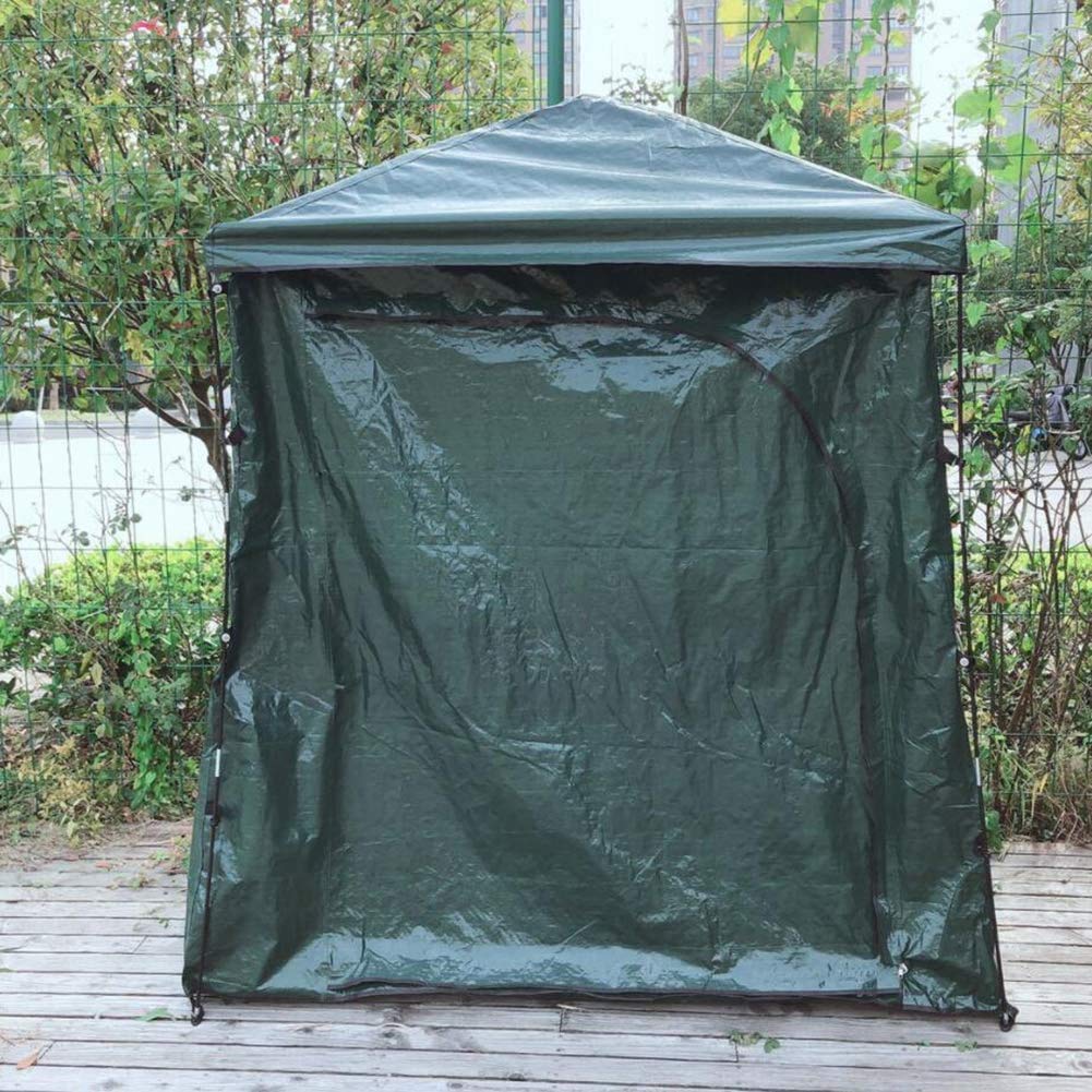Heavy Duty Bike Tent 200x100x190cm Wodoodporny PE Outdoor Bike Storage Shed z ramą z włókna szklanego Przenośna oszczędność miejsca Ochrona przed sprzętem motocyklowym Łatwy montaż Ogrodowy Schronisko