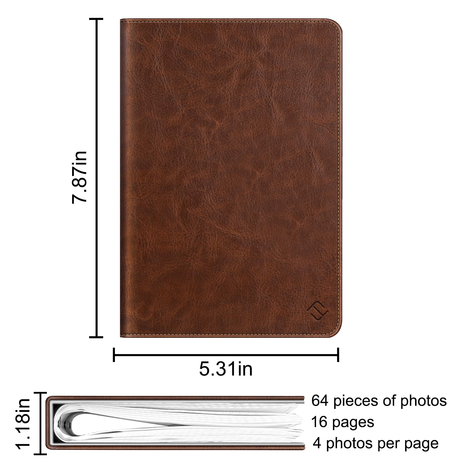 Amazon.com : Fintie Photo Album for 3.5x4.25 Inch Polaroid Films