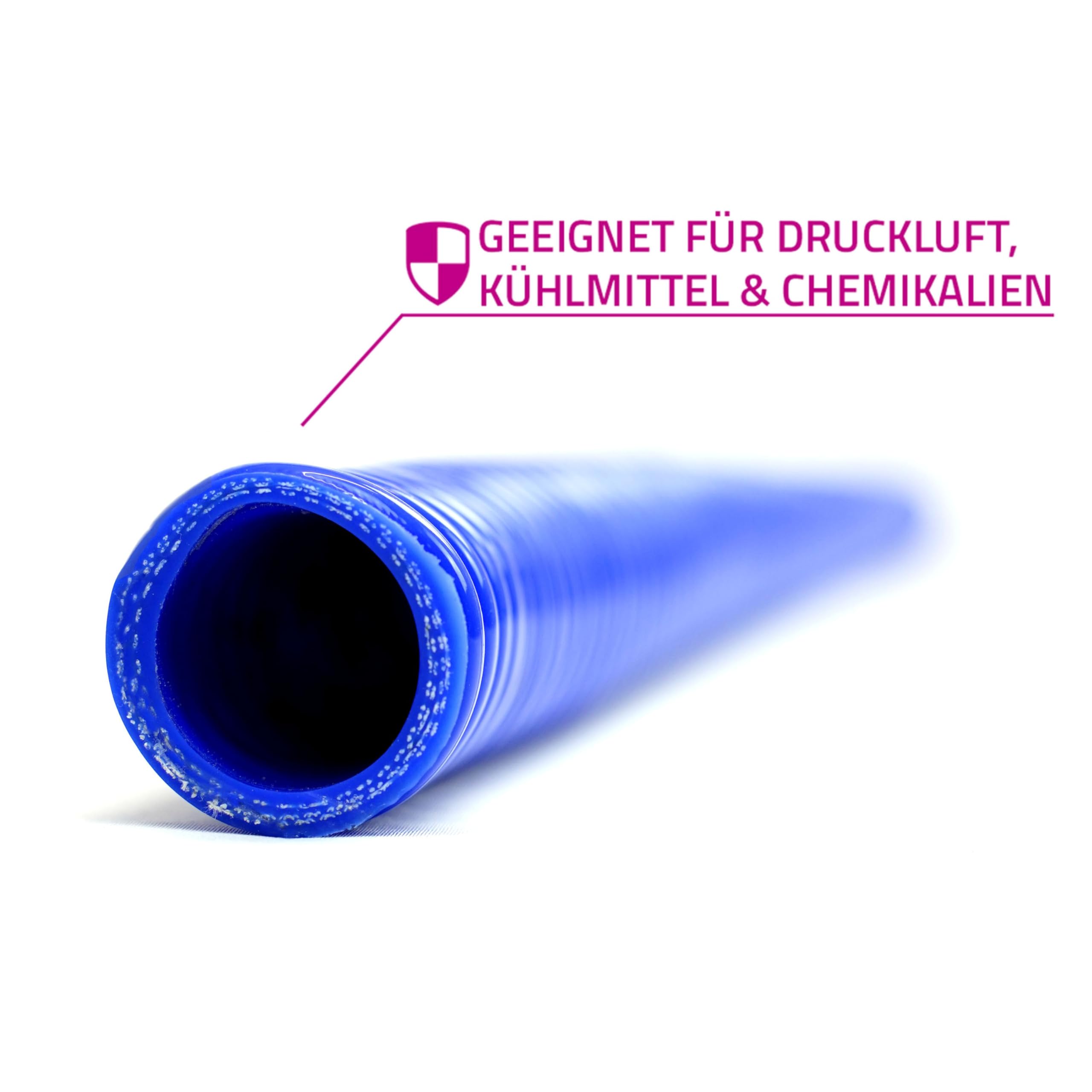 NovaNox® Superflex Tuyau en silicone Ø 13 mm à 54 mm Taille au choix, diamètre intérieur : Ø 13 mm, couleur : bleu