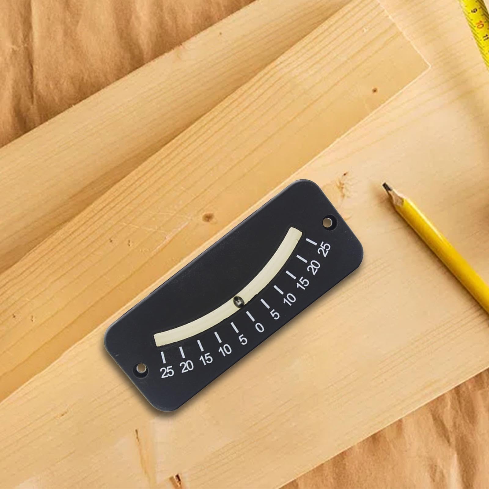 Generic Inclinometer Horizontal Bubble Level Protractor Level Degree Level for Woodworking, 25 Degrees