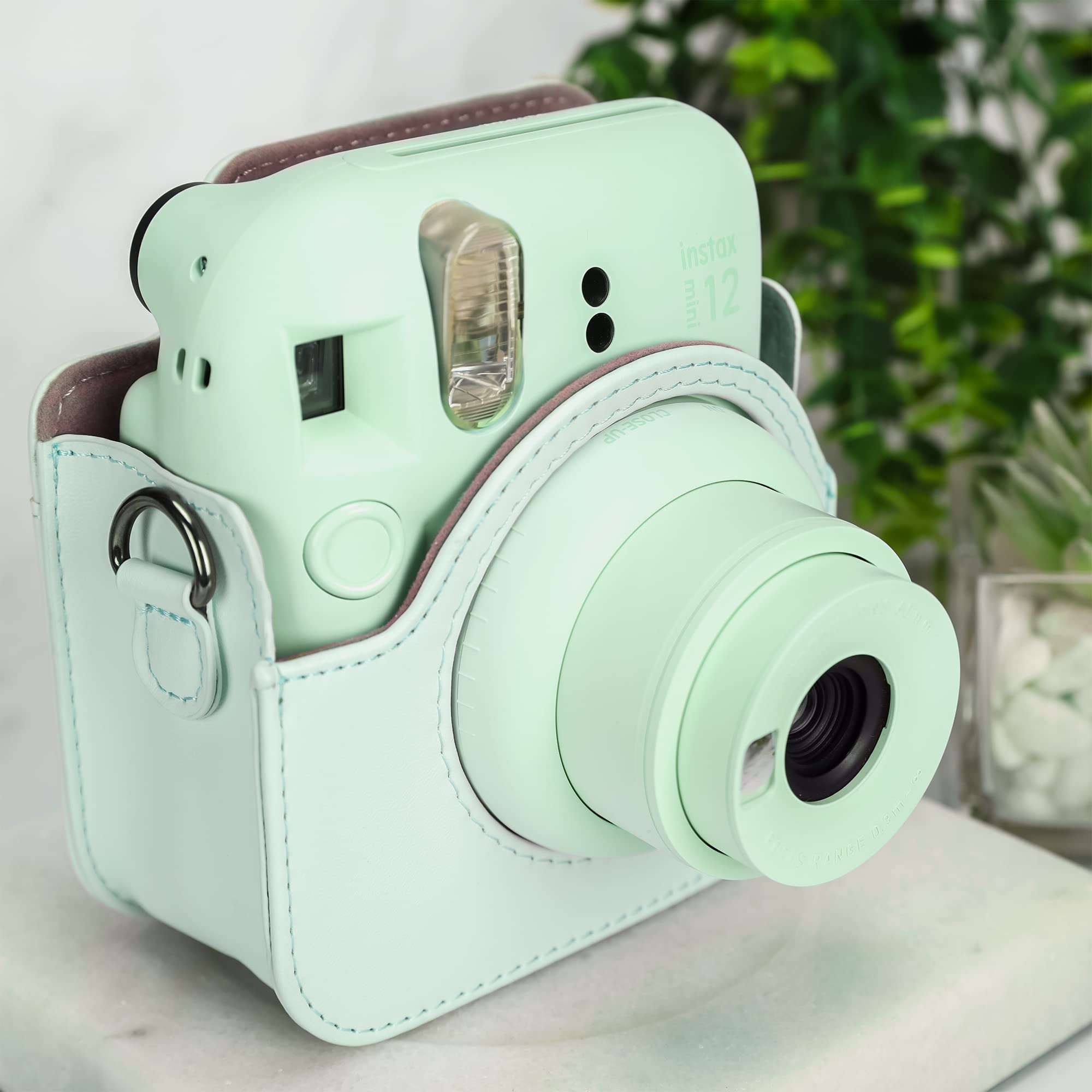 Accesorios para cámaras instantáneas Instax Mini 12, funda con 64 bolsillos álbum de fotos y filtro de color/marco