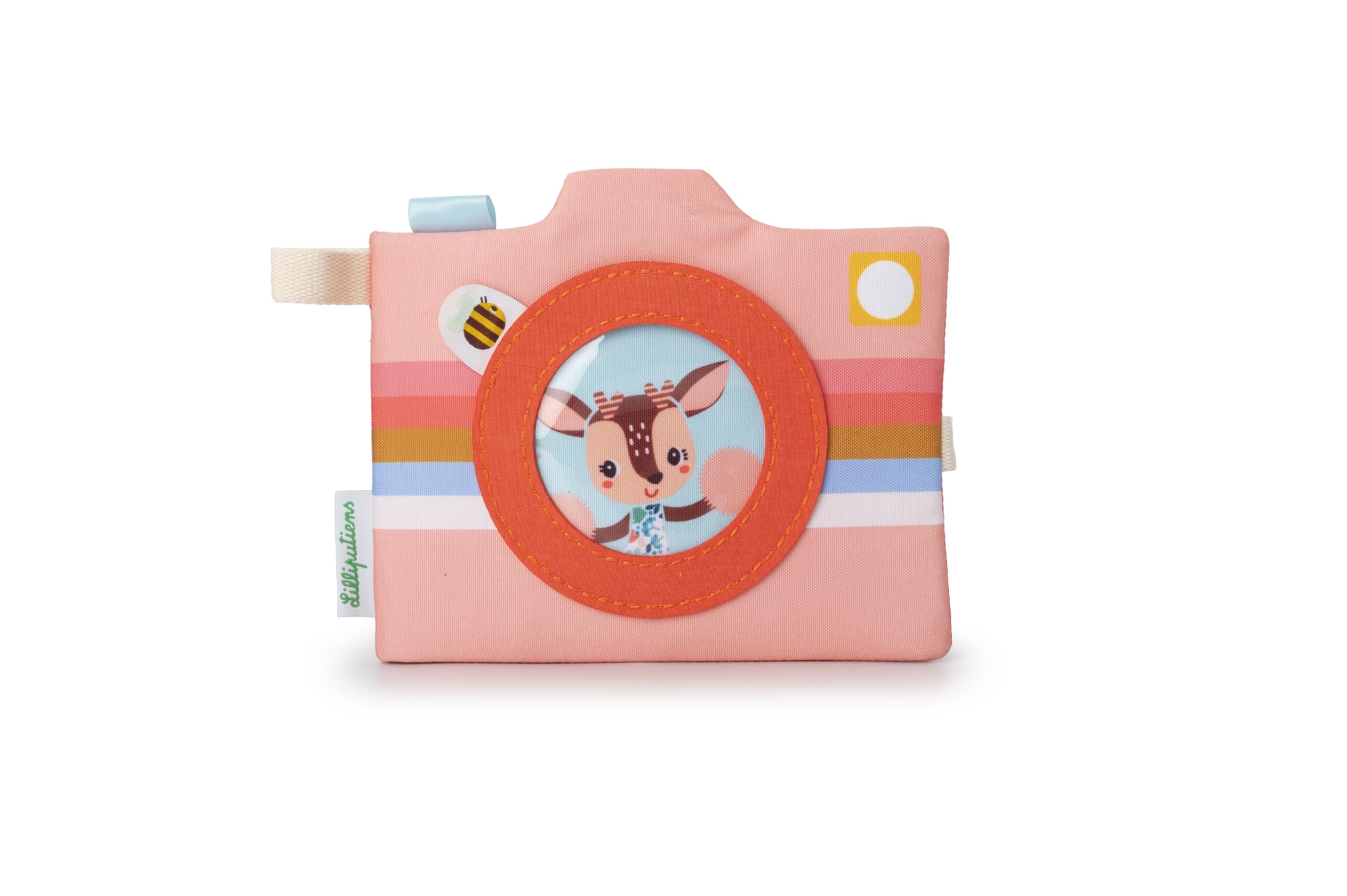 Lilliputiens - Album Photo Bébé Stella le Faon - 10 Pochettes pour Souvenirs - adequat pour la Créche ou une Sortie en Famille - S'Amuser en Apprenant - Couverture Personnalisable - dès 3 Mois - 83433