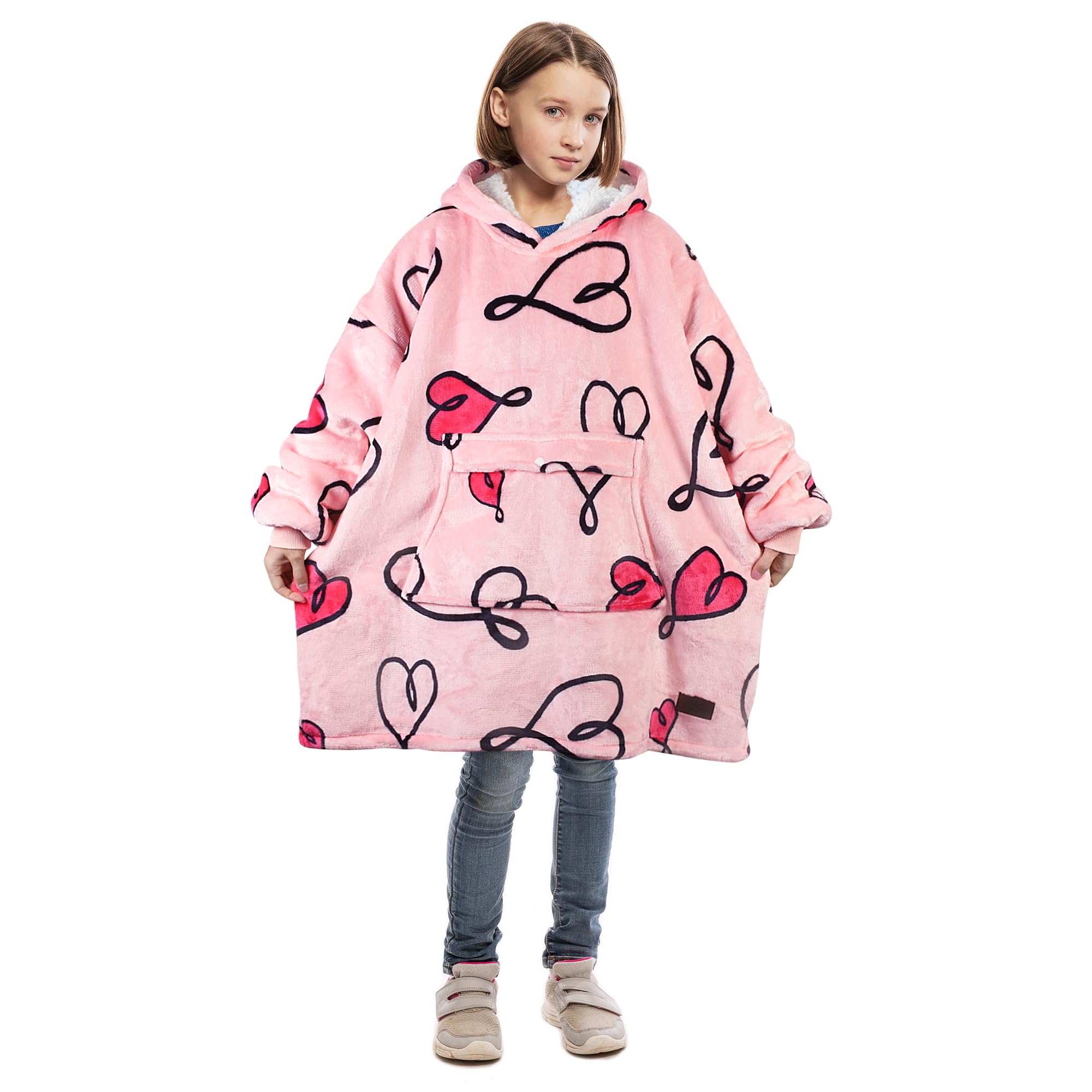 Catalonia Oversized Hoodie Blanket Sweatshirt Comfortable Sherpa