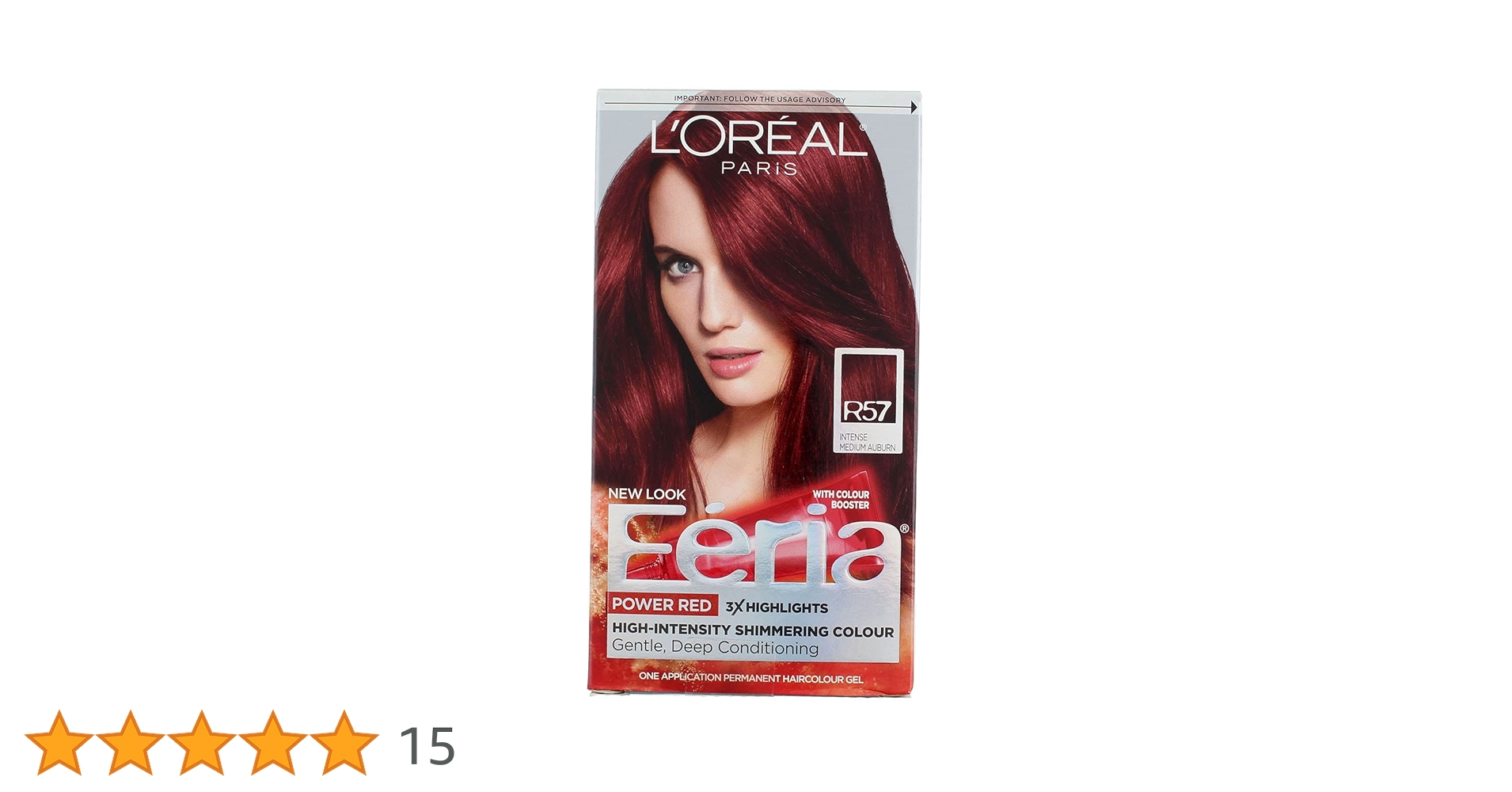 L'Oréal Paris Feria Permanent Hair Color, R57 Cherry Crush