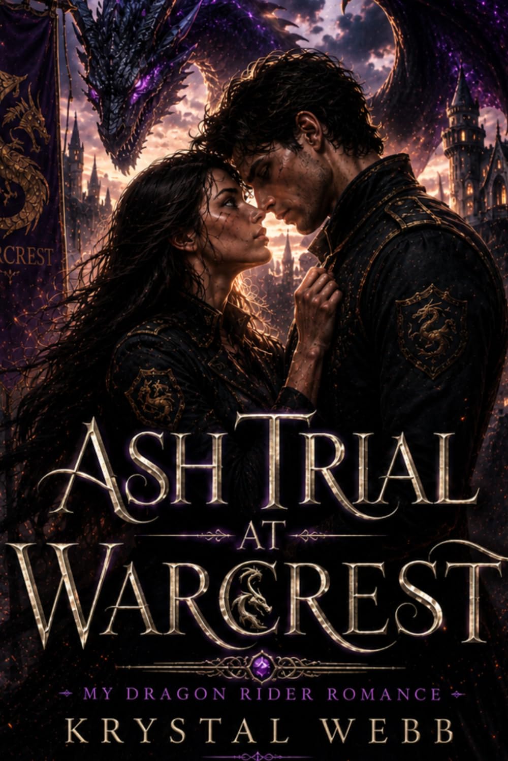 Ash Trial at Warcrest: A Spicy Fated-Mates Dragon Rider Academy Fantasy Romance (My Dragon Rider Romance)