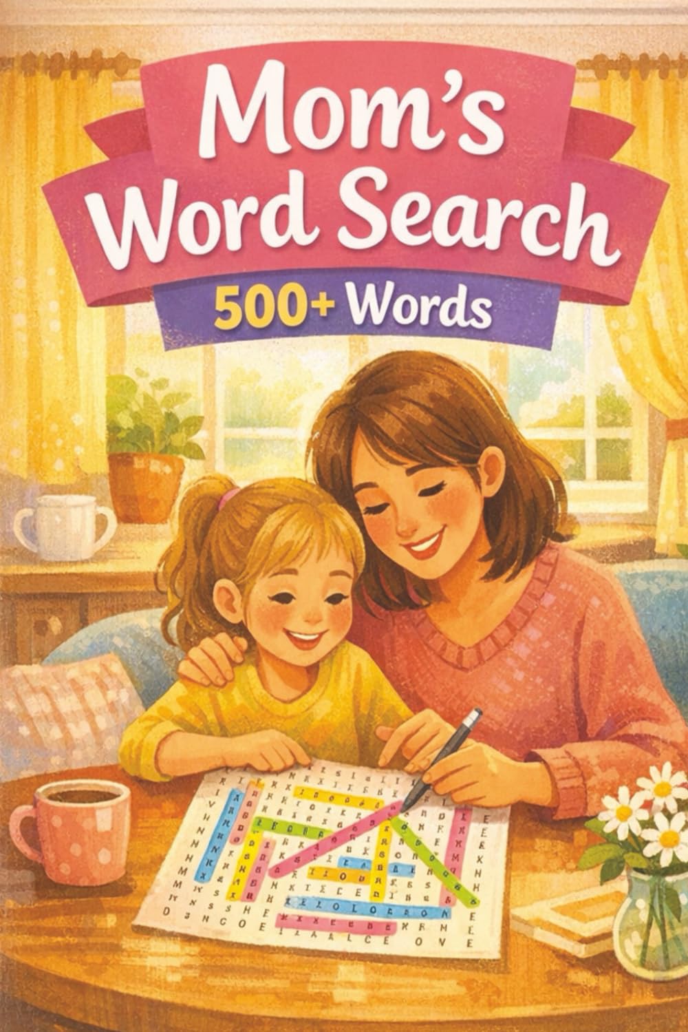 Mom’s Word Search: 500+ Words to Relax, Unwind, and Enjoy with Your Kids