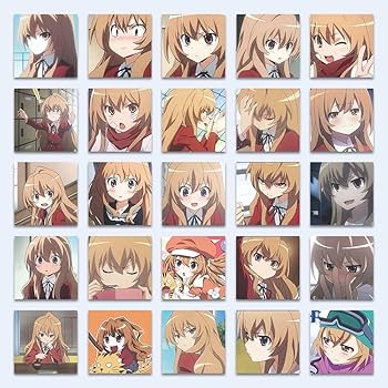 Amazon.co.jp: とらドラ 逢坂大河 ステッカー シール セット 48*2枚入