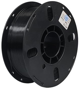 RANKI PETG-1KG 3D Printer Filament, 1.75 mm, Dimensional Accuracy +/- 0.03 mm, 1kg Spool, Black