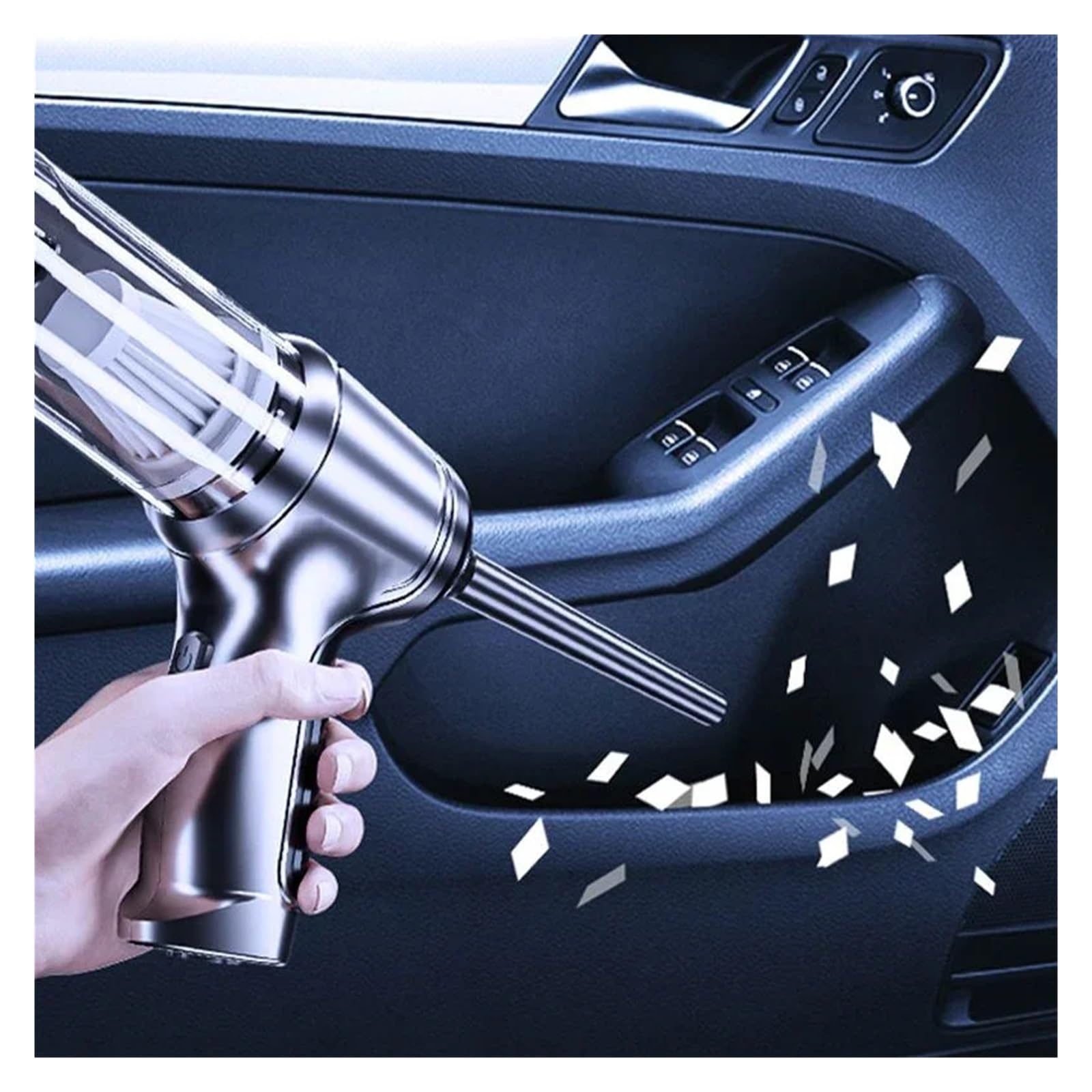 Aspiradora De Coche 95000PA Potente Inalámbrico Mini Portátil Recargable For Limpieza del Hogar Escritorio Limpieza Fácil Rápida Diversos Escenarios(Brushless)