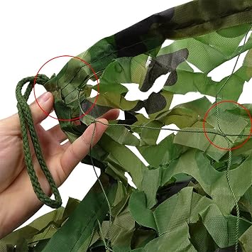 Heavy Duty Army Camouflage Netting, Large Sunshade Camo Netting for Garden Fence, Durable Truck Cargo Cover Net, for Party Decoration, Photography