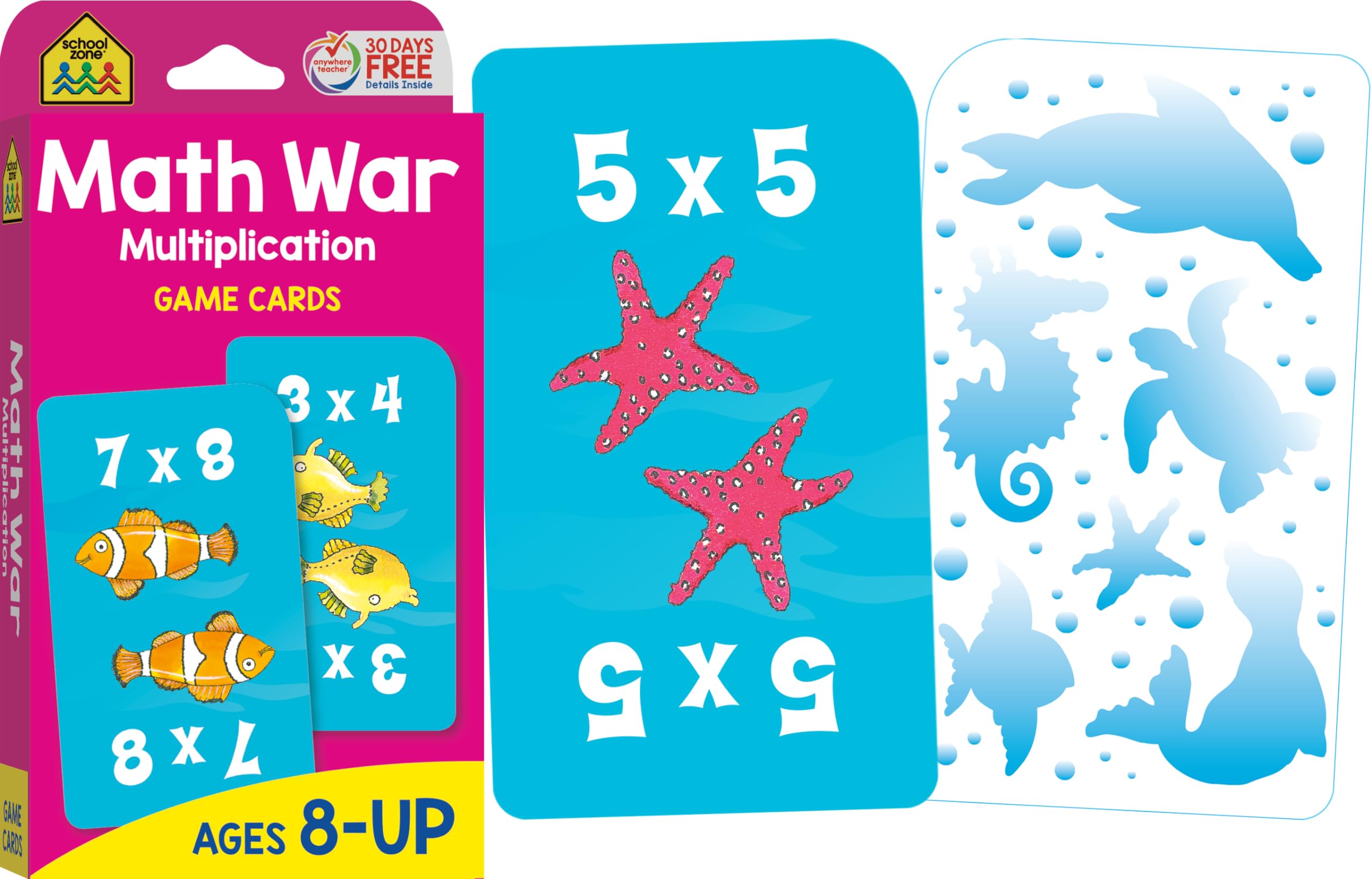 Snapklik.com : Math 3-4 4-Pack Flash Cards: 224 Cards, 3rd Grade, 4th ...