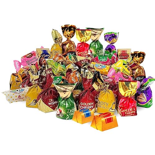 SECRETS OF SIBERIA - EXCLUSIVA Caja de mezcla de dulces de Polonia - Surtido de caramelos de mezcla de fiesta - Caja variada de famosos dulces