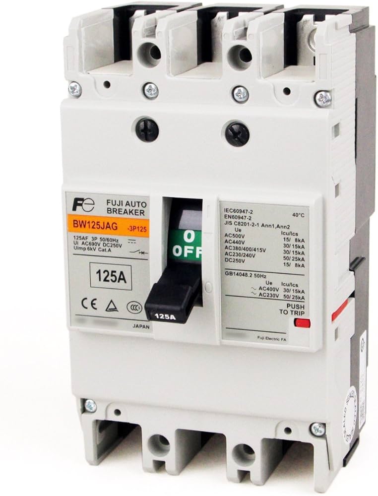 Amazon | 富士電機 BW125RAG-3P060 | 電設用部品・資材 | DIY・工具