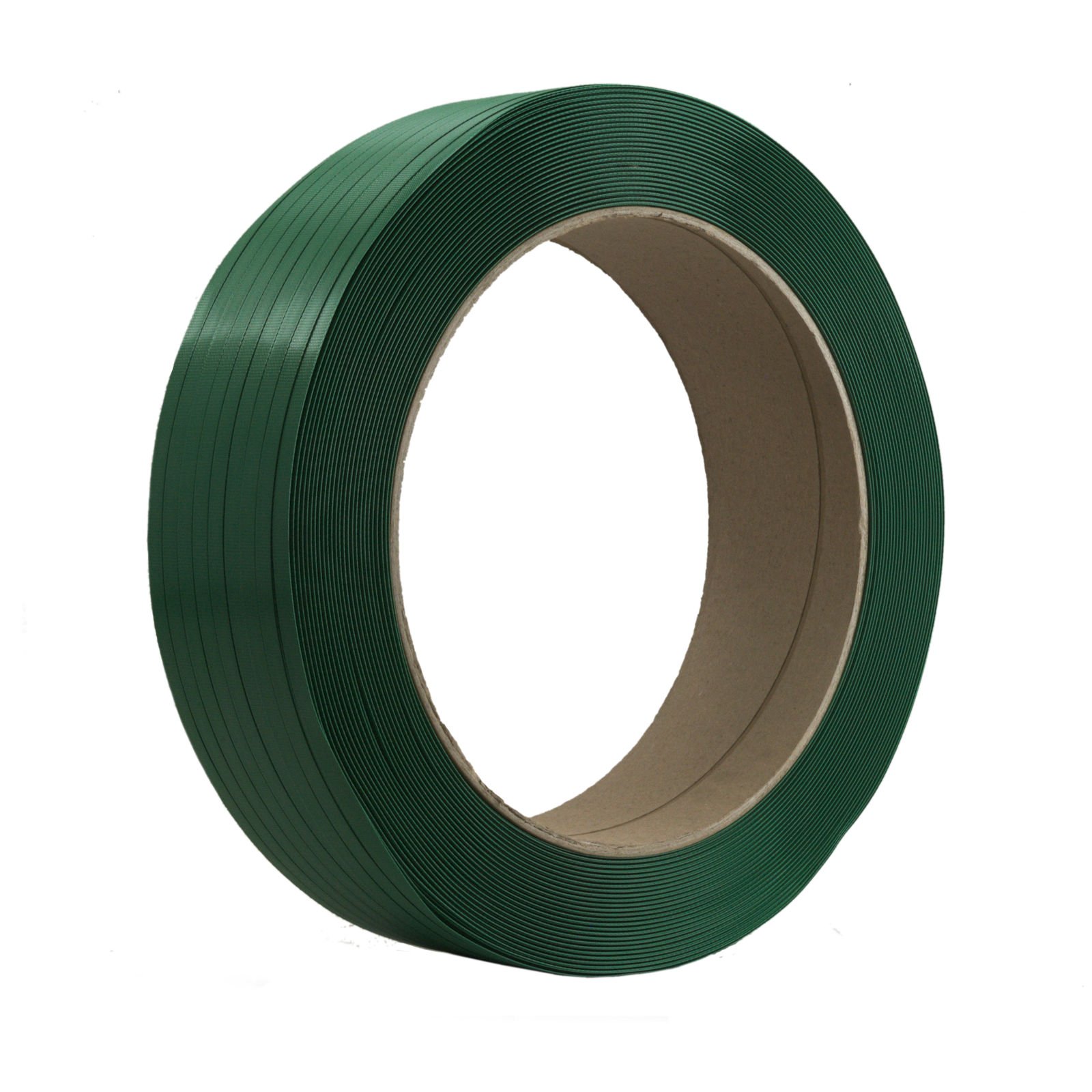 KK Verpackungen PET Umreifungsband 16 mm x 1300 m 0,80 mm Stärke 430 KG Reißfestigkeit Grün Kern 406 mm