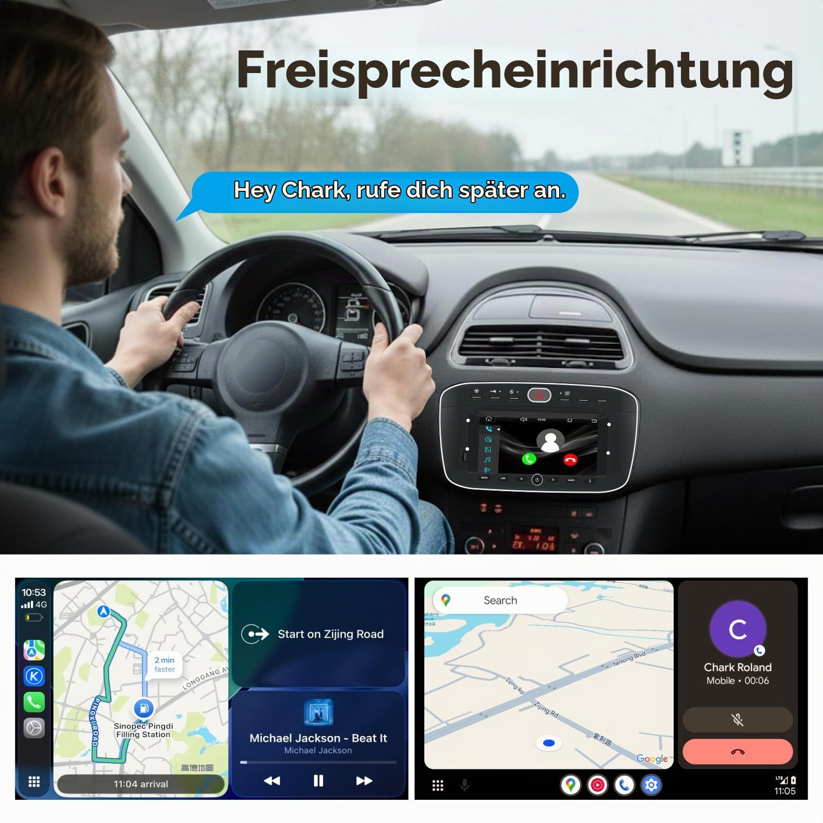 Linux-Autoradio für FIAT Punto(2010-2016) Linea(2012-2015) mit kabellosem CarPlay und Android Auto, 2-Sekunden-Boot, physische Drehregler, OEM-Sound, Plug & Play-Installation