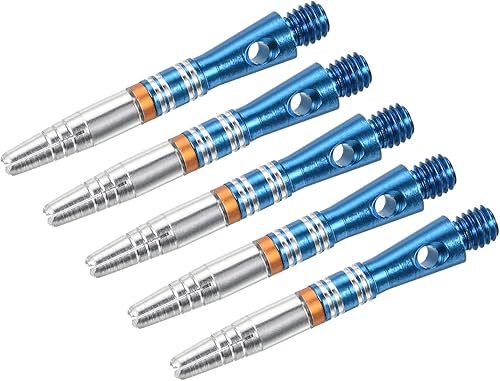 PATIKIL Eje de dardos de aluminio, tallos de dardos de rosca media, accesorios para punta de acero