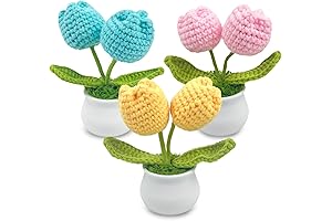 Mini Crochet Artificial Forget-Me-Not: The Perfect Addition to Your Green Oasis