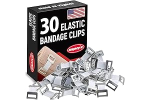 Elastic Bandage Clips - Healthcare Professional Grade - Secure Medical Bandages - 30-Pack