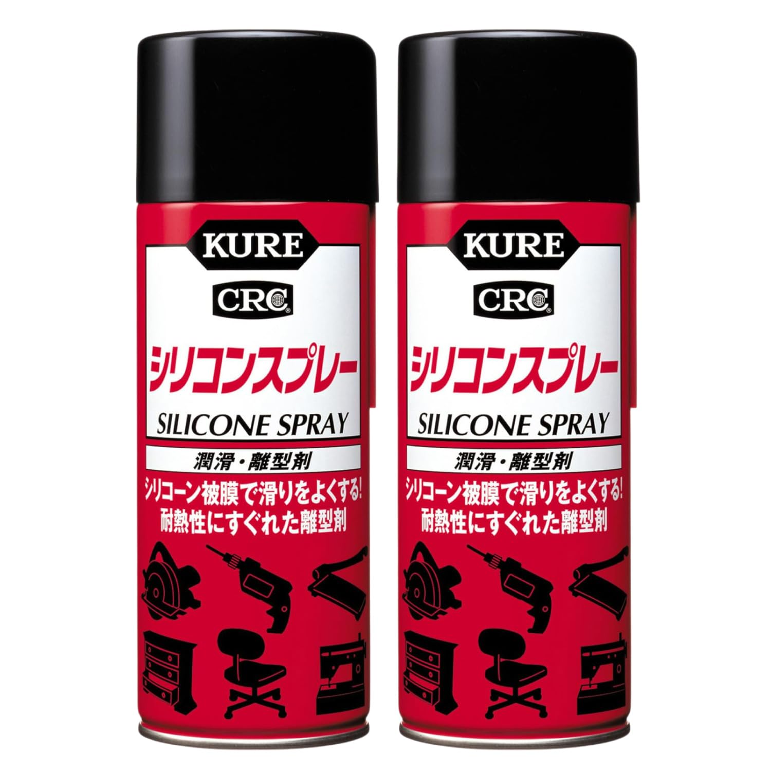 KURE 呉工業 シリコンスプレー フードシリコン　潤滑油 潤滑剤 各10本 Amazon.co.jp: 呉工業 シリコンスプレー 潤滑 離系剤 No1046 (2