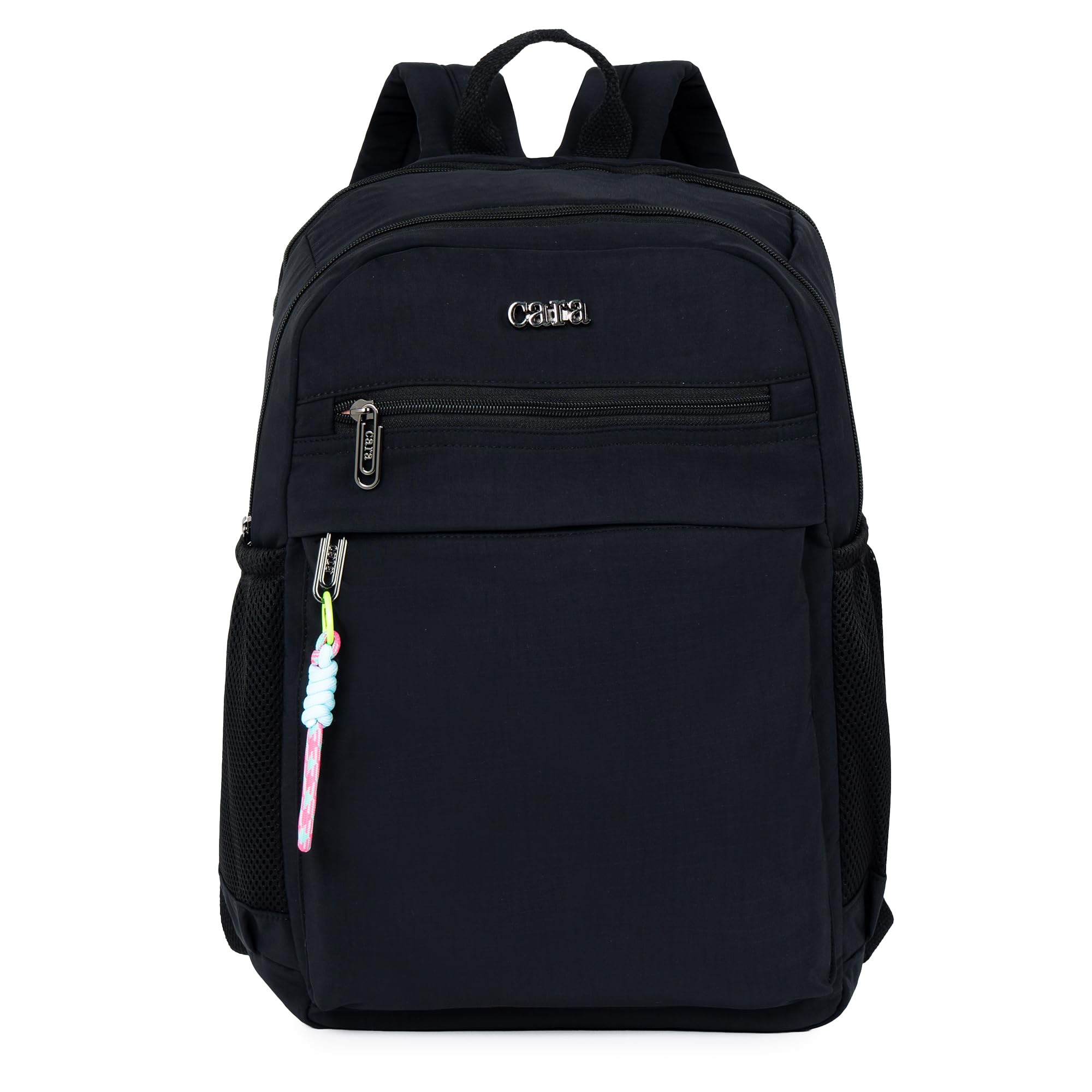 cara fashion Cloud Carry Backpack for Women & Men, Soft Nylon Laptop Bag, Spacious Dual Compartments, Multi-Pocket Storage, Adjustable Straps, Durable Zip Closure, Office, College & Travel-picture-0