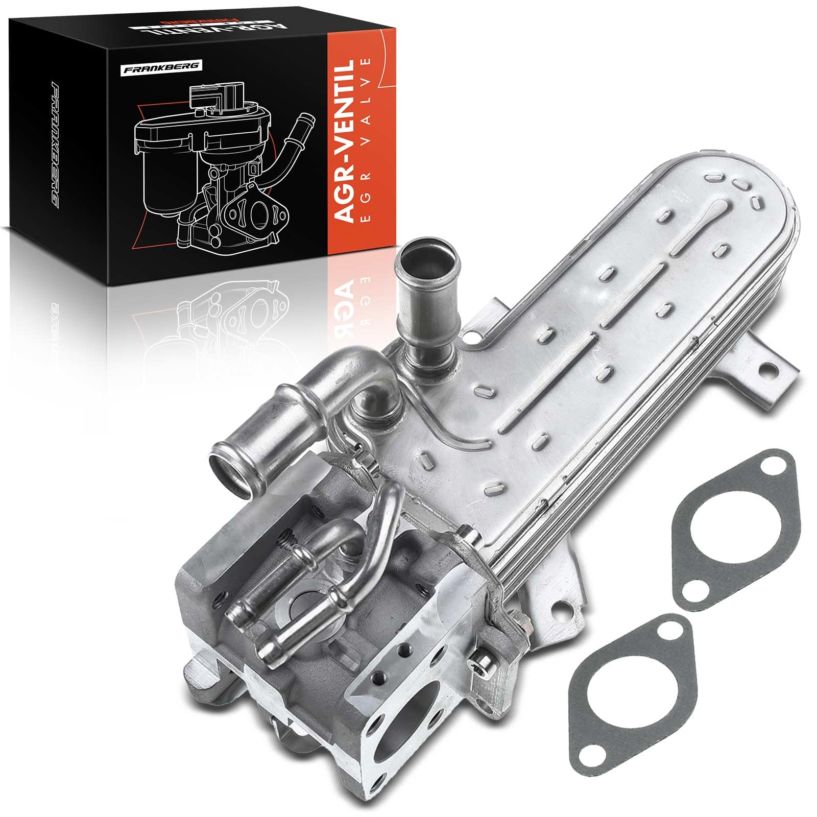 Frankberg Ricircolo dei gas di scarico del radiatore della valvola EGR | 038131063D, 038131063D; Compatibile con: Golf IV Variante 1J5, Altaea XL 5P5 5P8, New Beetle 1C1 9C1