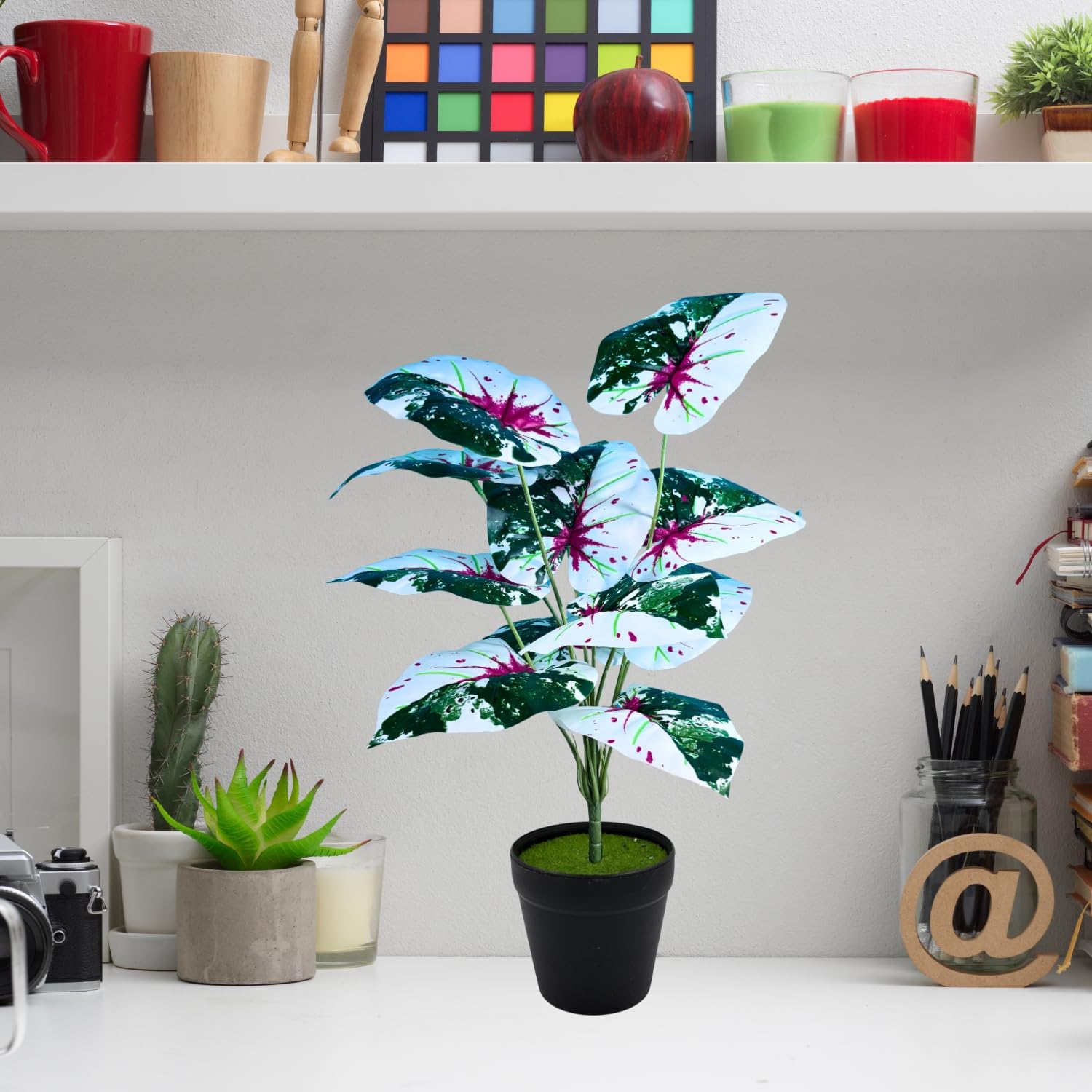 Large Artificial Palm Tree - Home Decor with Pot -3