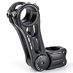 Adjustable MTB Stem 31.8mm 70 Degree - 90/110/130/145mm Bike Stem Riser for Handlebar - Aluminum Alloy Mountain Bike Handlebar Riser Extender for MTB Road City Bike Bicycle