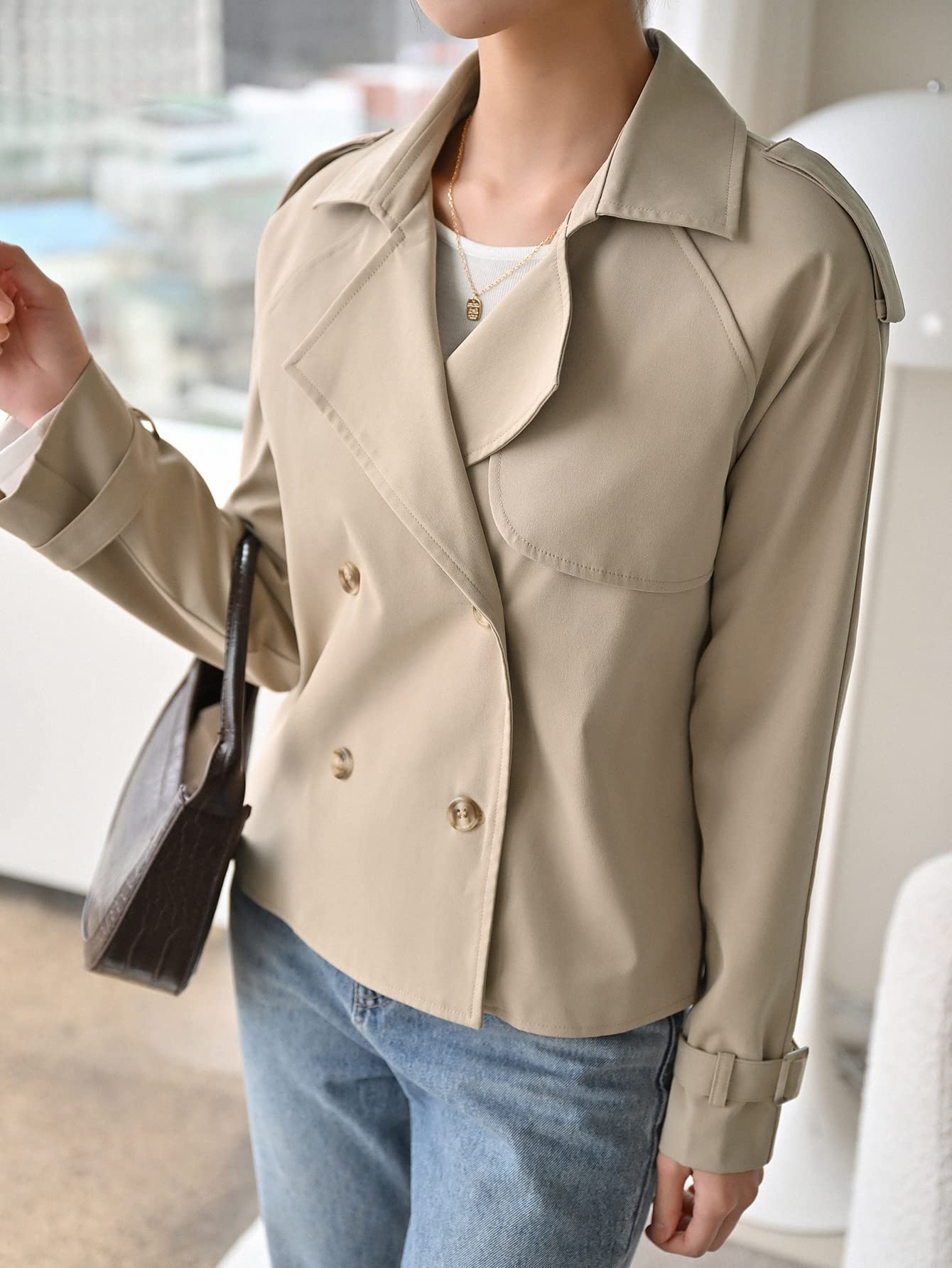 Amazon.com: RAOGE Jackets for Women Jackets - Double Breasted