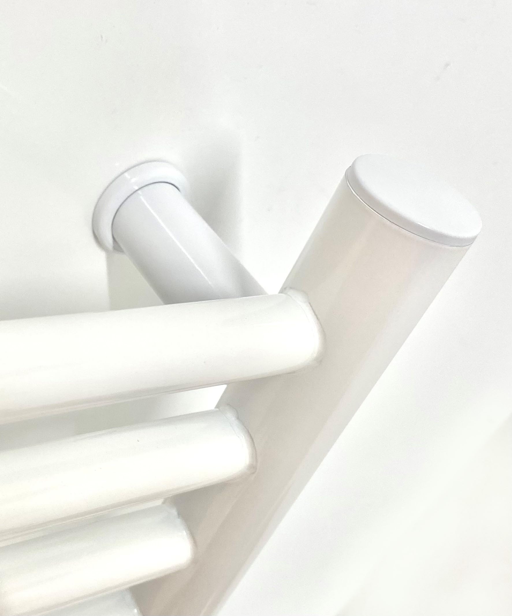 Scaldaasciugamani elettrico bianco riscaldato Fossano Scaldaasciugamani elettrico in acciaio inox riscaldato (EU) (400mm L x 720mm H)