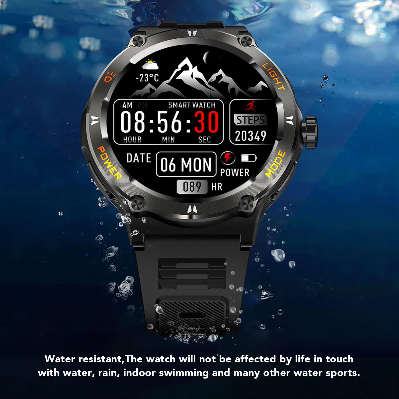 Smart Watch Fitness Tracker per Uomo Donna Touchscreen da 1,53