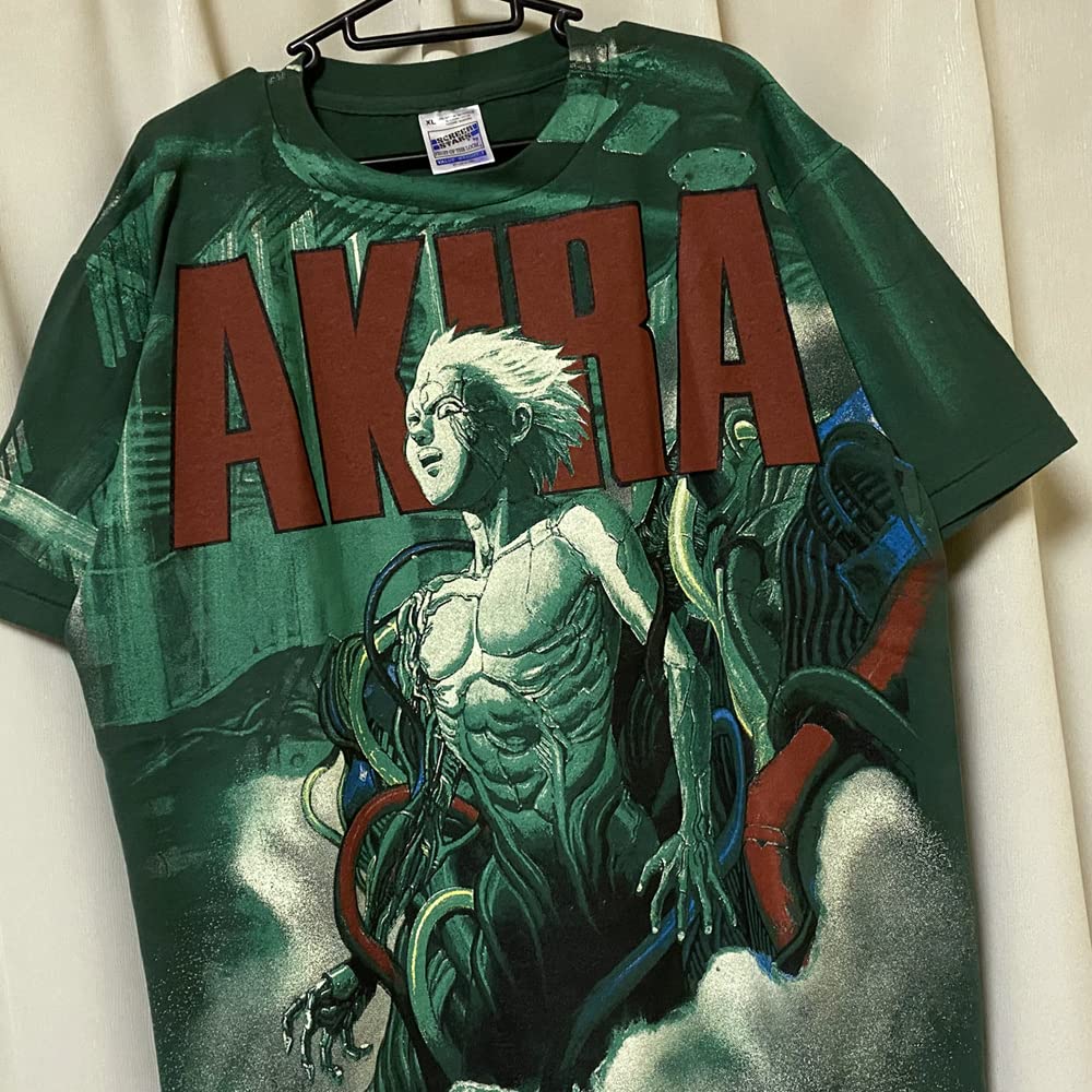 Amazon.co.jp: XLサイズ AKIRA アキラ 鉄雄 大判フルプリント Tシャツ 