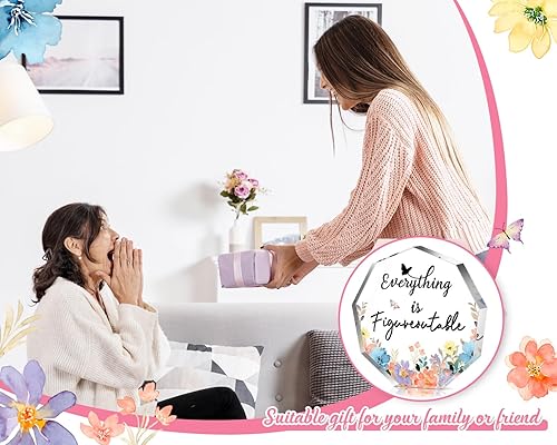 Miniatura 6 de Regalo para amigas, regalos de amistad para mujeres, amigas, regalos de cumpleaños para mujeres, regalo de animación, recuerdo de corazón acrílico y