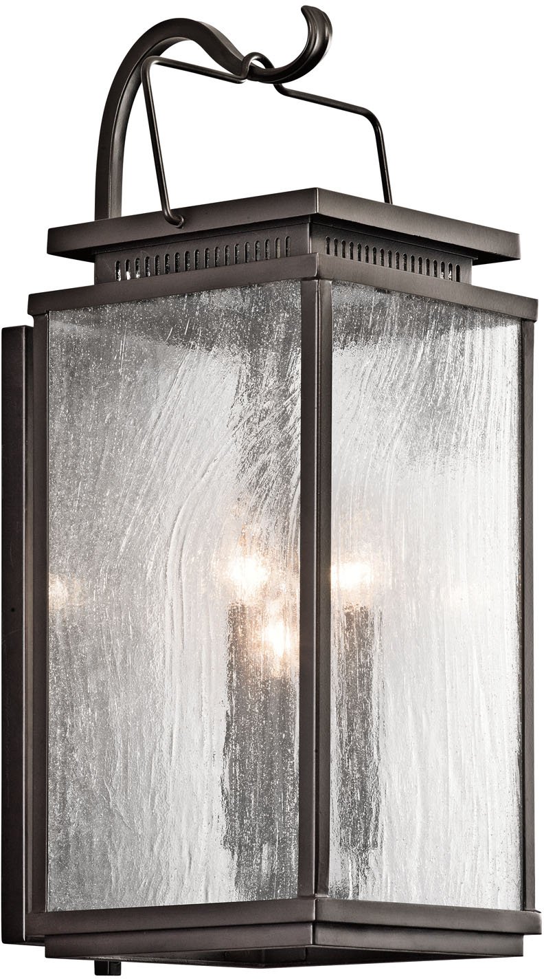 Kichler49386OZ Manningham Outdoor Wall 3-Light, Olde Bronze