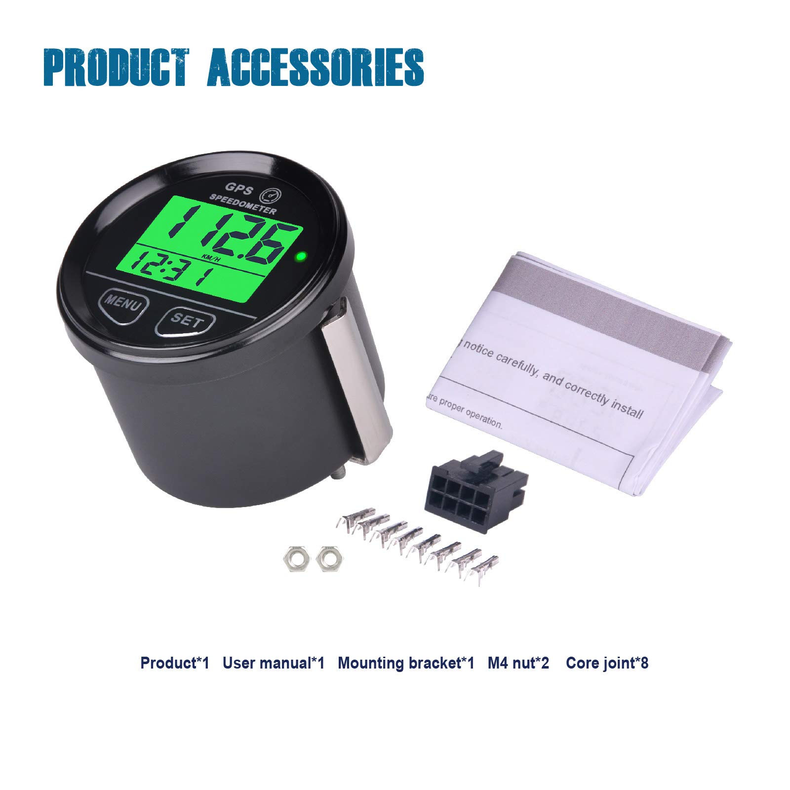Runleader Compteur De Vitesse Numérique GPS RL-SM001