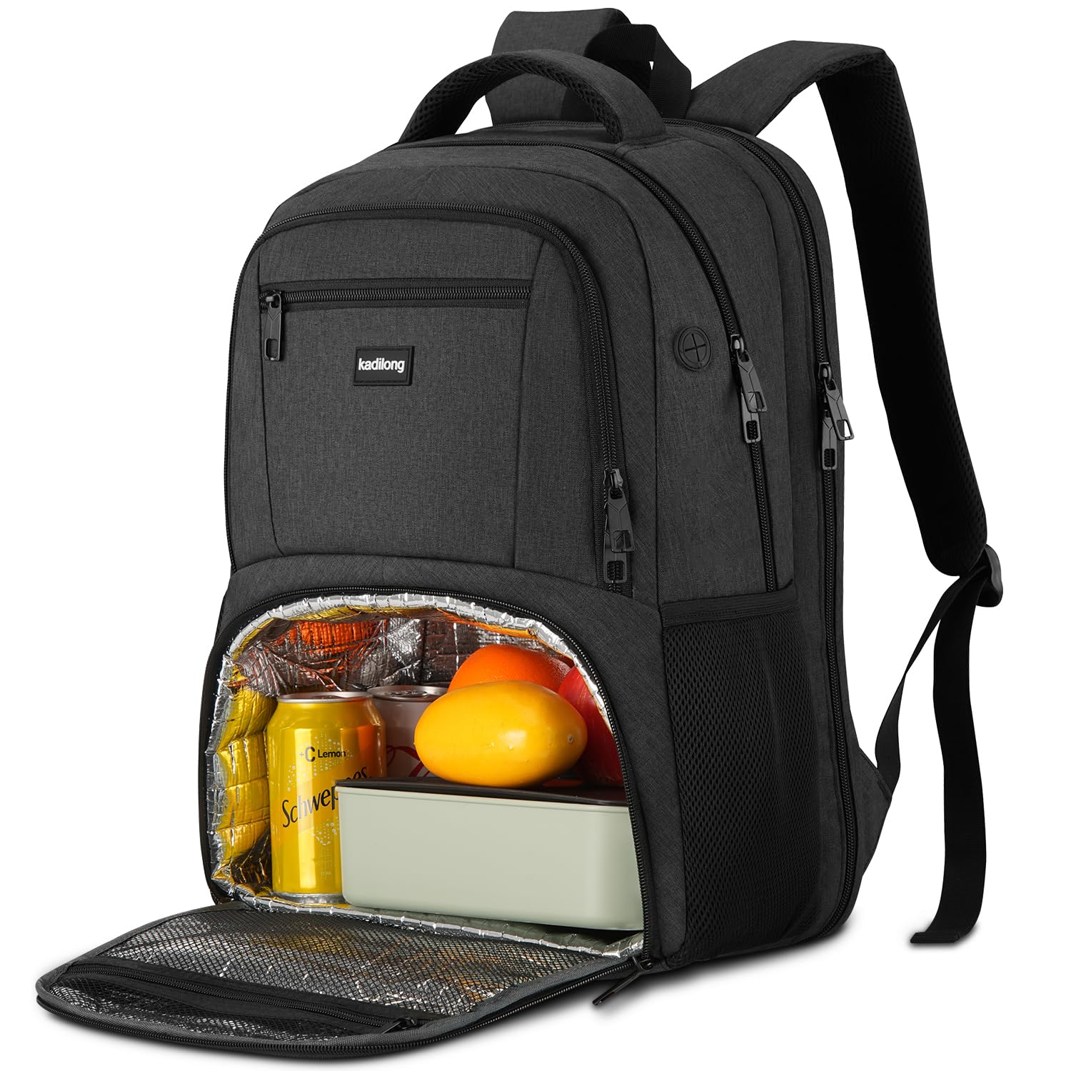 adult large laptop backpack with insulated cooler Amazon.com: 17.3 Inch Laptop Backpack Insulated Backpacks with Cooler  Compartment,TSA Large School Backpack Lunch Box for Teens Boys,Anti-Theft  Work Business Bookbag,College Computer Backpack for Men Women : Electronics