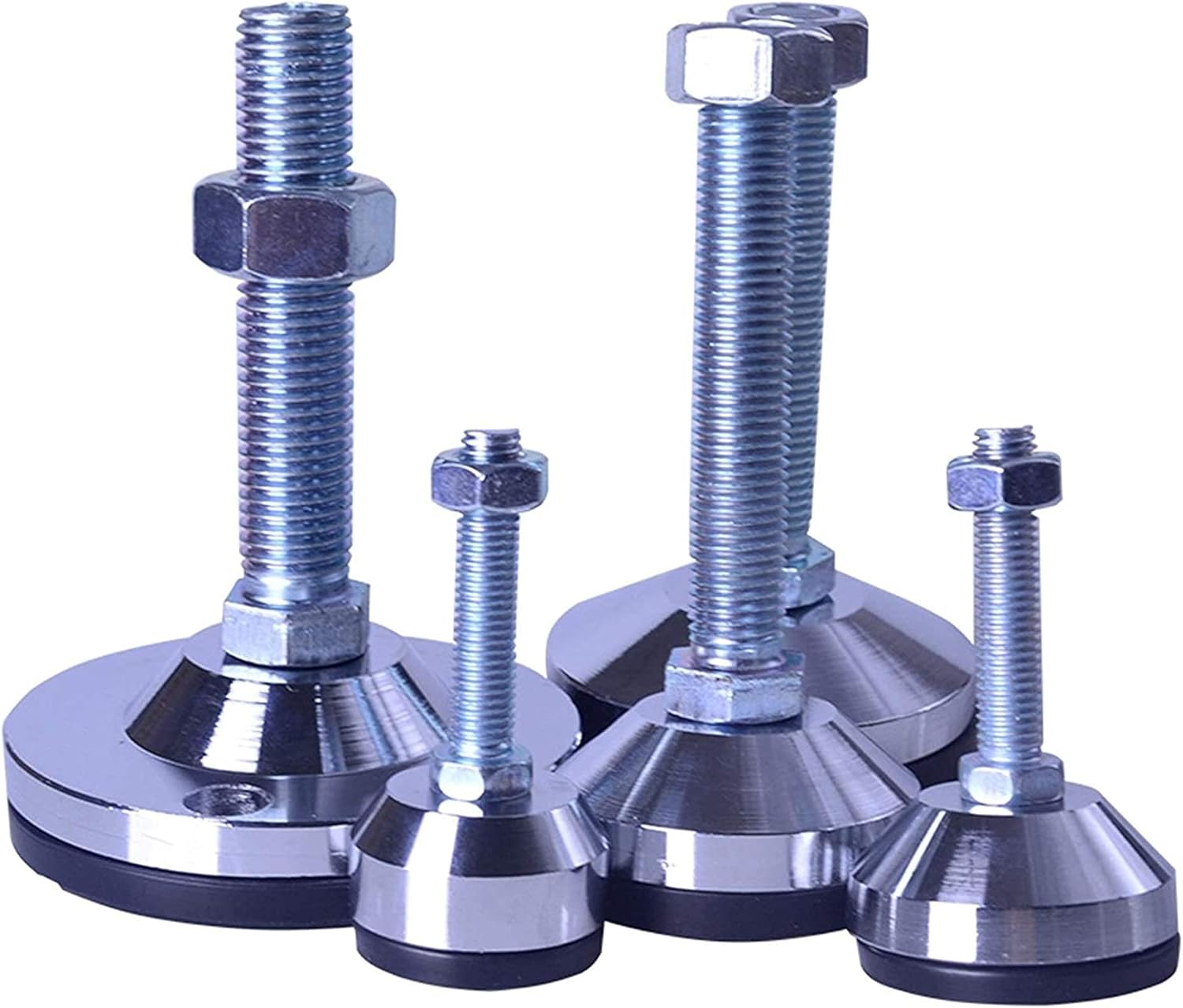 Premium Spare Parts Adjustable Foot Cups M8/M10/M12 Thread Solid Screw Furniture Support Legs Levelling Feet Antislip Furniture Glide Pad Furniture Parts (Color : D60XM12X60