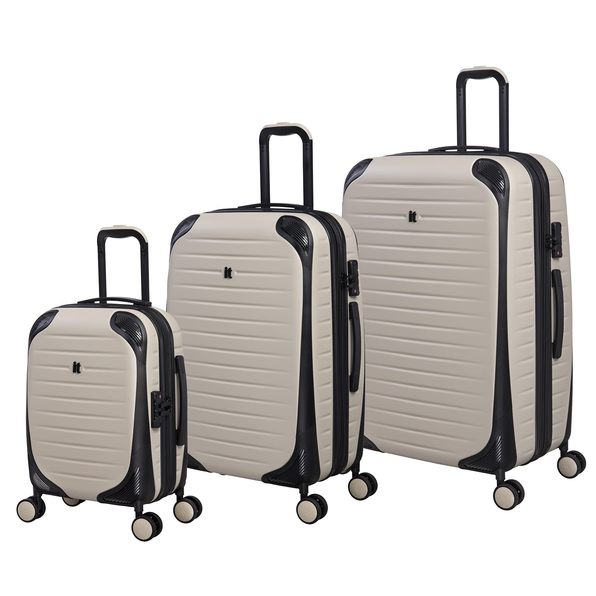 Buy it luggageLineal 3 Piece Hardside 8 Wheel Expandable Spinner Set