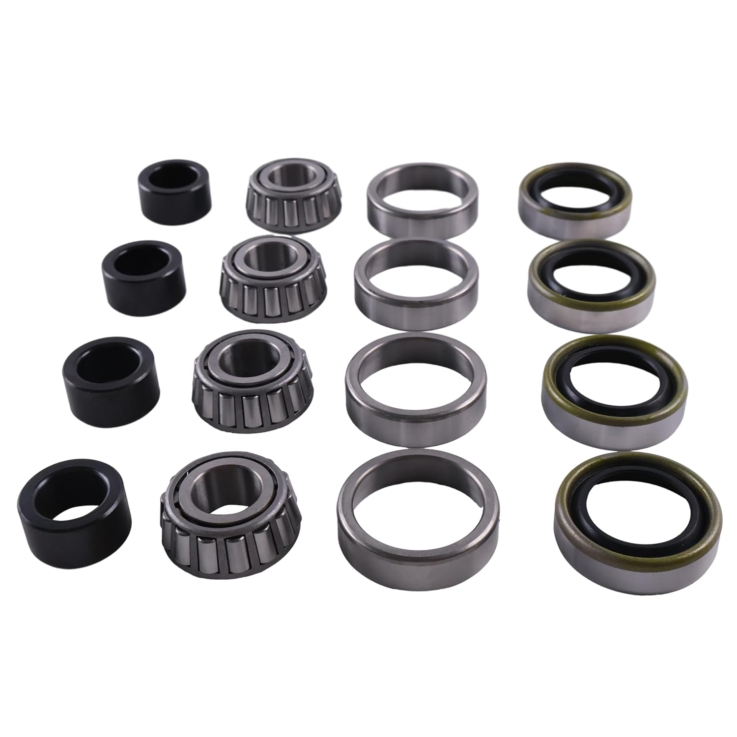 DVPARTS 2X Front Wheel Bearing Seal Spacer Rebuild Kit Compatible with Exmark Lazer Z Toro Z Master Grandstand 1-633584 1-633585 1-633581 110-8837 103-0063 1-633580