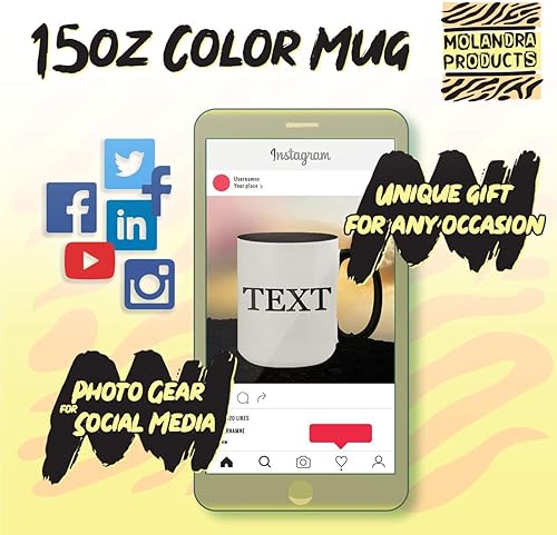 Miniatura 3 de Molandra Products I'm A Viers. To Save Time Let's Just Assume I'm Always Right. - 15oz Colored Inner & Handle Ceramic Coffee Mug, Black