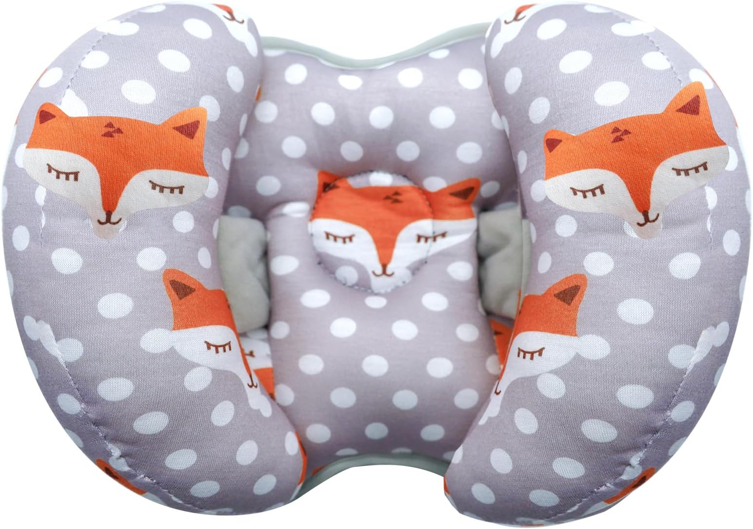 KAKIBLIN 2 in 1 Baby Head Pillow with Banana Neck Pillow for 3 Months to 1 Years