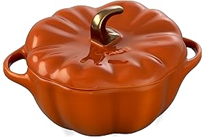 Staub 0.75-Qt Petite Pumpkin French Oven in Burnt Orange